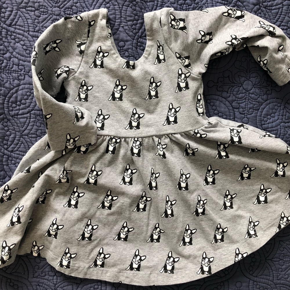 Long sleeve Monica + Andy Let’s Dance Dress, Top Dog, 18-24mo